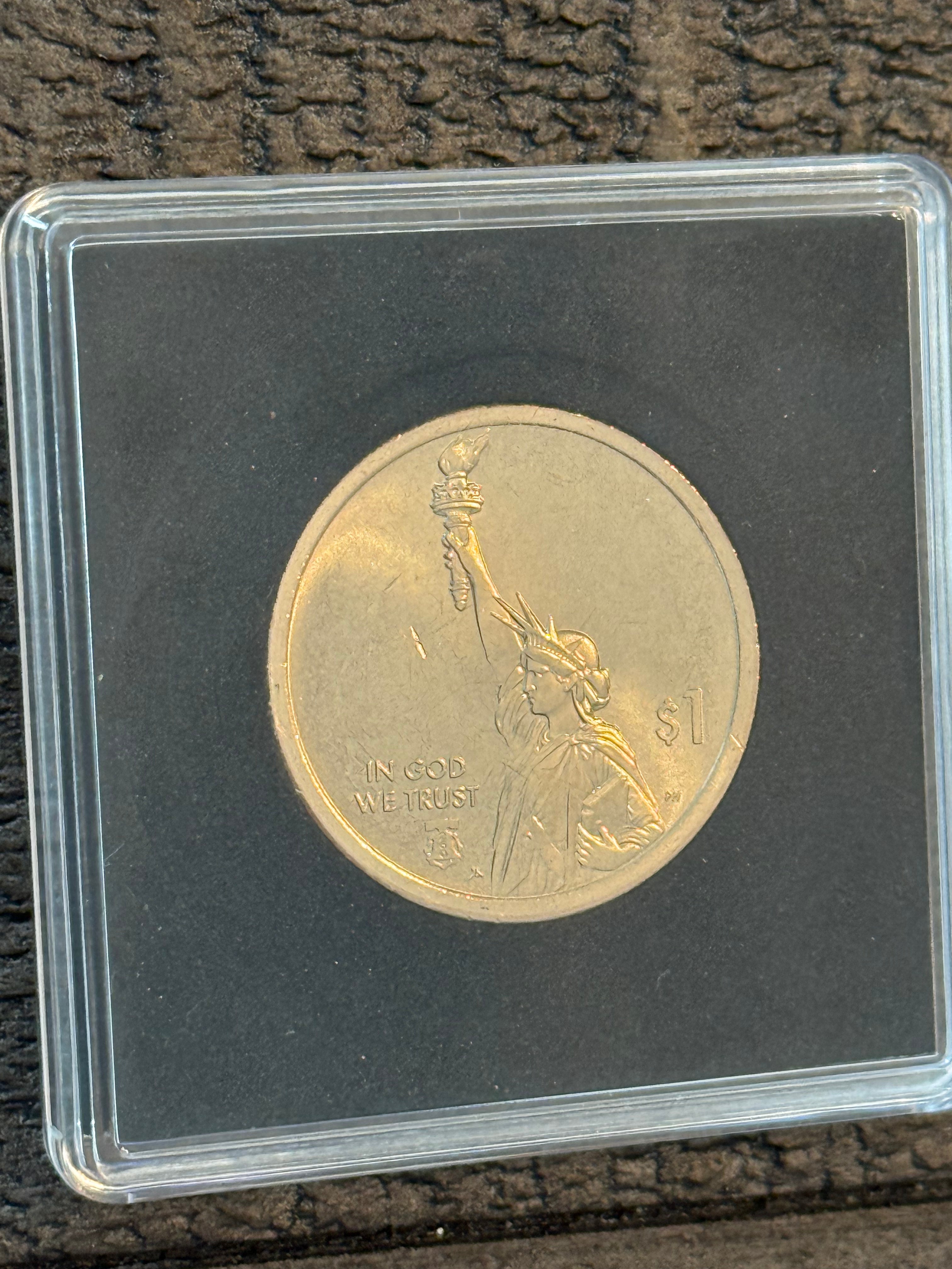Limited Steve Jobs American Innovator 2026 California Coin Display (Tan)