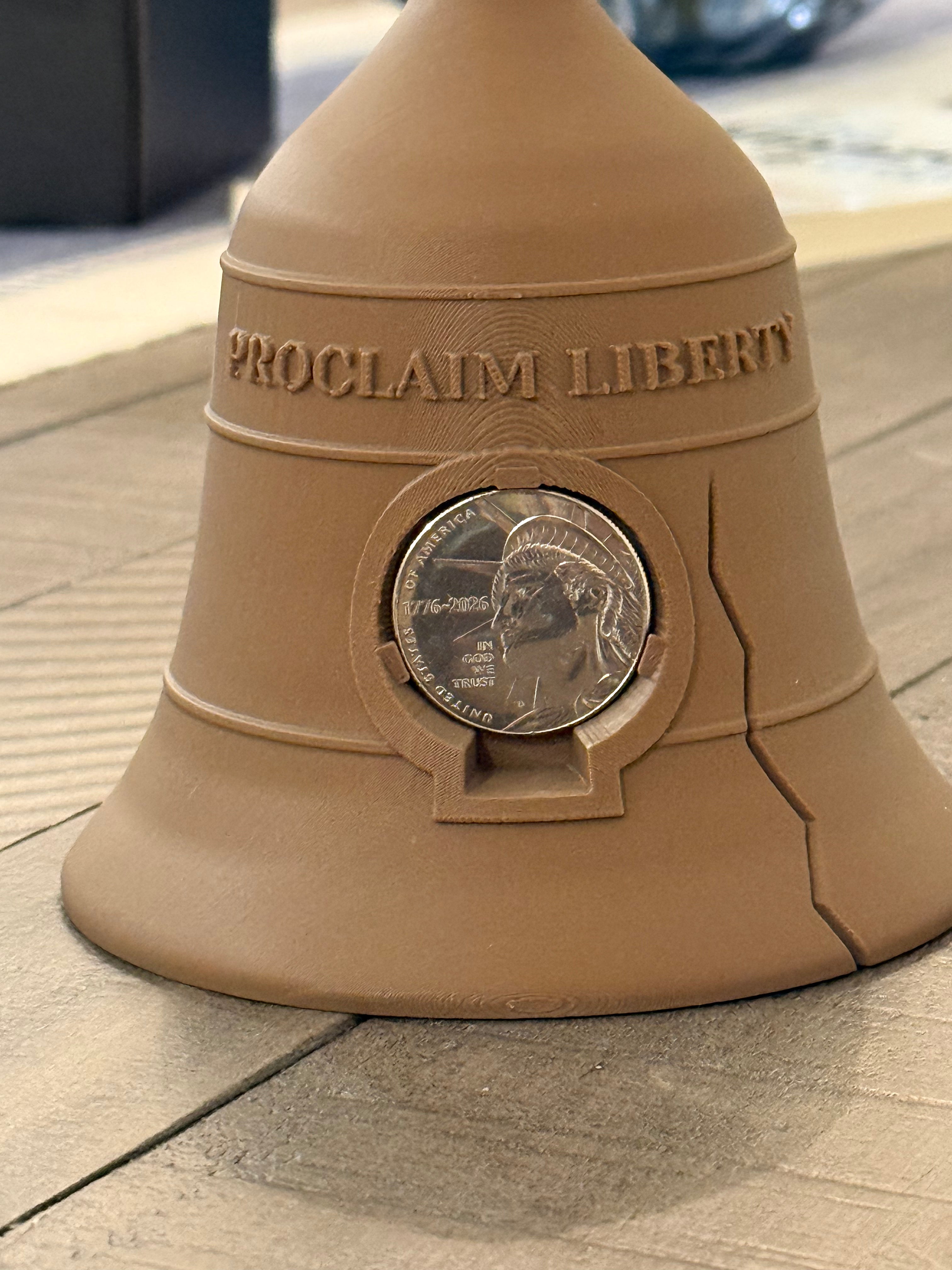 Proclaim Liberty Freedom Bell featuring Semiquincentennial Half Dollar 2026
